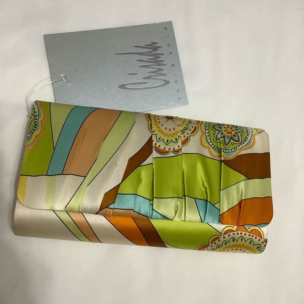 Chris Kole Sillk mini handbag a vintage clutch NWT